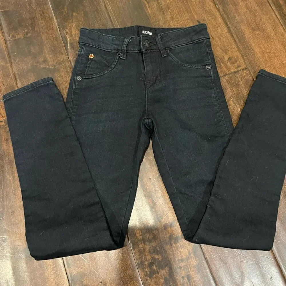 Hudson high rise skinny jeans girls 10